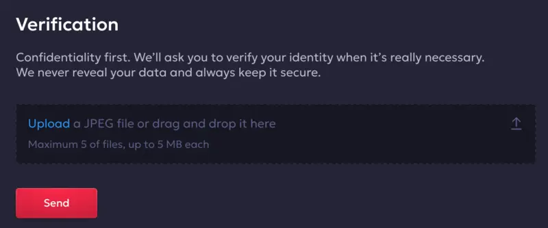 account verification